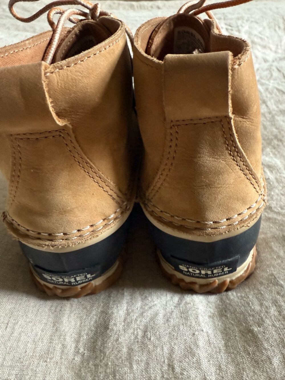 Sorel Women's Out N About Waterproof Leather Duck Rain Boots Size 7.5 - Picture 3 of 5